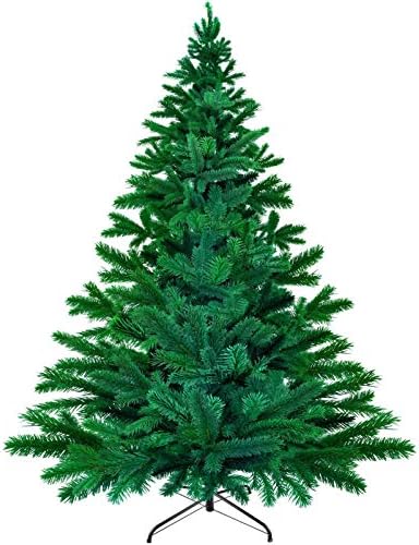 Topyl 6ft Premium Artificial Tree, PVC ידידותי לסביבה PVC מלא צירים מלא עץ חג המולד עם עמדת מתכת יציבה