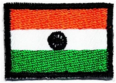 קליינפלוס 0. 6 על 1.1 אינץ'. מיני הודו דגל תיקון דגל המדינה לאומי תיקוני עבור עשה זאת בעצמך מעיל חולצה