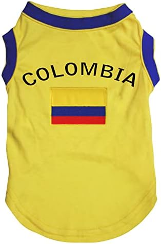 חולצת כלבים של גורי דגל של פטיטבלה וקולומביה