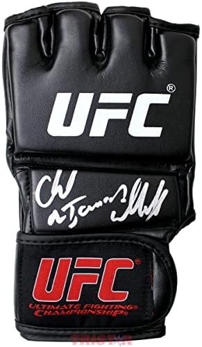 צ'אק לידל חתום על חתימה כפפת UFC כפוף מכתים אייקמן טריסטאר