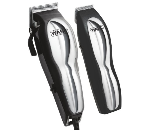 WAHL 79520-340 Chrome Pro 22 חלקים של ערכת תספורת שלמה