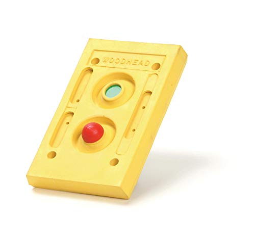 Woodhead 4032-2 כיסוי כפתור סופר-סופר, המשמש בתיבות FS/FD, צהוב, 2 מהירויות