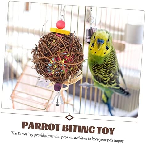 Ipetboom 3 pcs תוכי כלוב אביזרים ציפורים צעצועים באדג'י כלוב אביזרים אביזרים כלוב ציפורים צעצועים צעצועים