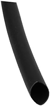 חום דריי חום מתכווץ צינור צינור עטיפה שרוול כבל כבל 10 מטר באורך 2.5 ממ DIA פנימי שחור (tubo termorretractil