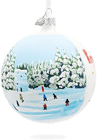 אתר סקי Keystone, קולורדו, ארהב כדור זכוכית קישוט חג המולד 4 אינץ '