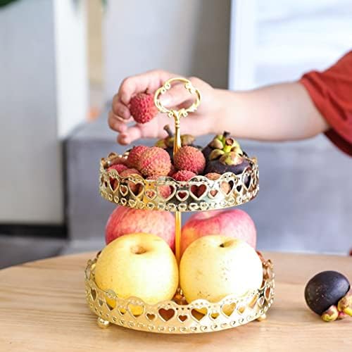 מחזיק עוגת עוגת ברזל של Nizame מגדל קינוח מציג מתלה צלחת ממתקים פרי לחתונות ומסיבות