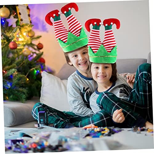 חג המולד סנטה כובע המולד דקור ילדים מתנות גרב חומרים למבוגרים מצחיק חג המולד ליצן כובע סנטה תלבושות