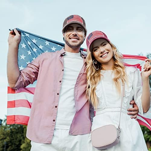 6 חתיכות אמריקאי דגל בייסבול כובע ארהב כדור כובע ארהב דגל טקטי כובע מתכוונן שטף במצוקה ארהב דגל כובע