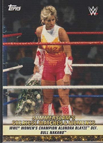 2019 Topps WWE Summerslam Greates Garts and Moments GM-10 8/29/94 אלופת הנשים Alundra Blayze def. כרטיס