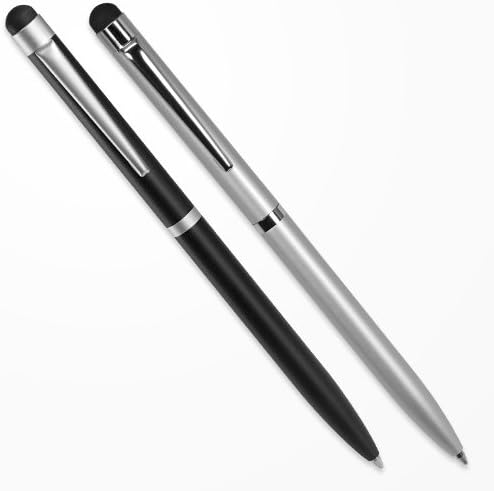 עט עט Boxwave תואם לאייפד - סטירה קיבולית, חרט קיבולי עם עט כדורים - סילון שחור