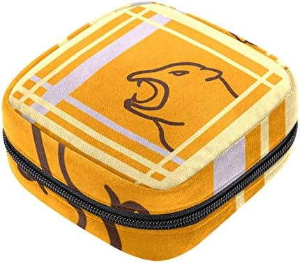 תיק תקופת אוריוקאן, שקית אחסון מפיות סניטרית, שקית כרית נשית שקית כרית סניטרית לנשים נשים נשים, נמר