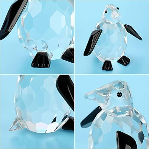 פגמיות פינגווין קריסטל משלו קישוטים קישוטי זכוכית ברורה פינגווין פינגווין פינגווין חיה אספנית, פינגווין