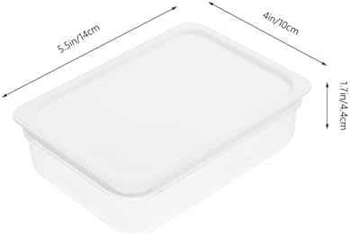 קבילוק מזון אחסון מכולות מקרר ביצה ארגונית 2 יחידות מקרר מזון מיכל לשימוש חוזר מקרר מארגני קופסות מלבני
