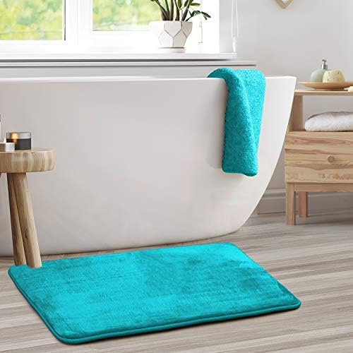 שטיחי אמבטיה של קלרה קלארק, מחצלת אמבטיה קטיפה אולטרה רכה לחדר אמבטיה, לא החלקה, שטיחי אמבט קטיפה של