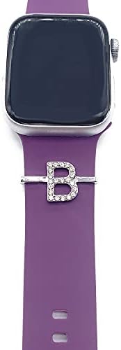 לולאות טבעת דקורטיביות של Ivywone עבור Apple Watch להקות סיליקון קסמים 45 ממ 44 ממ 42 ממ 41 ממ 40 ממ