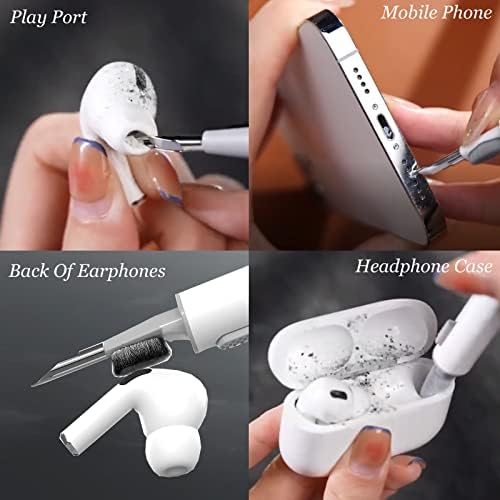 ערכת מנקה של Wilbeva ל- AirPods, אוזניות Bluetooth מנקה עט עבור AirPods Pro 1 2 3 Samsung Mi Android