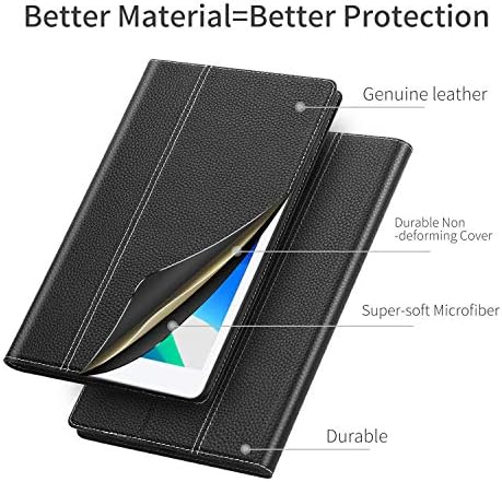 Gexmil for Galaxy Tab A 8.4 2020 מארז, כיסוי עור אמיתי לשחרור Real Leahter Samsung Galaxy Tab A בגודל