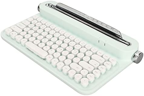 מקלדת מכונת כתיבה אלחוטית אקור2020, מקלדת בלוטות 'וינטג' 33 רגל מפתחות עגולים קומפקטיים 86 מפתחות נחמדים