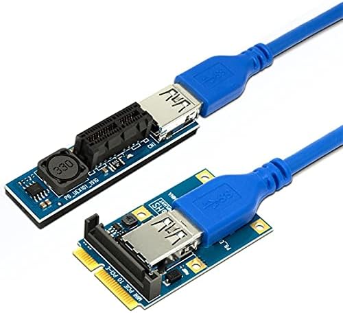 מחברים 1 הגדר מיני PCI-E ל- PCI-E X1 RISER CARD PCI EXPRES