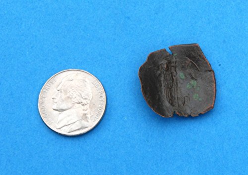 1453 TR אותנטית 330 לספירה - 1453 אימפריה ביזנטית Scyphate טרנצי 19 מטבע טבע