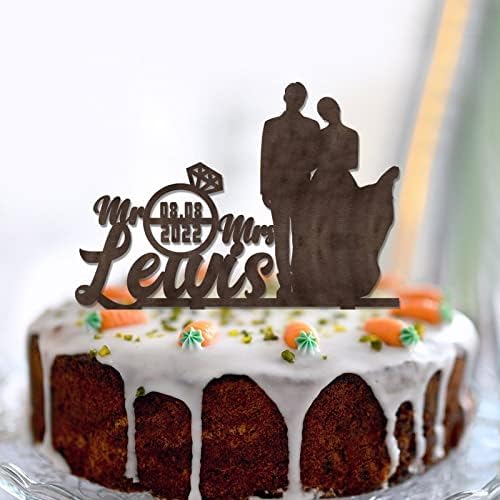 עוגת חתונה כפרית טופר עץ חום כפרי בהתאמה אישית לזוגות לחתונה למסיבות אספקת מסיבות מתנות למקלחת כלה