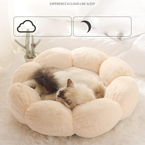 מיטת חיות מחמד קטיפה מרגיעה חמה סופגנייה וחתול מיטת כלב מיטת כרית חיית מחמד מיטת חרדה מיטת כלב מיטת