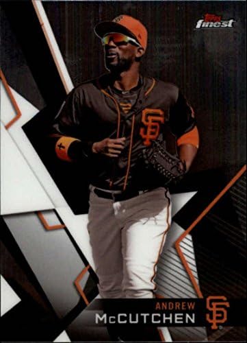 2018 Topps Finest 92 Andrew McCutchen Giants כרטיס בייסבול