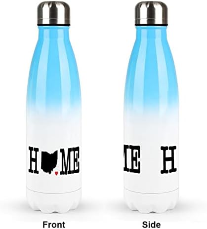 בית במדינת אוהיו 17oz בקבוק מים ספורט נירוסטה ואקום מבודד צורת קולה בקבוק ספורט לשימוש חוזר