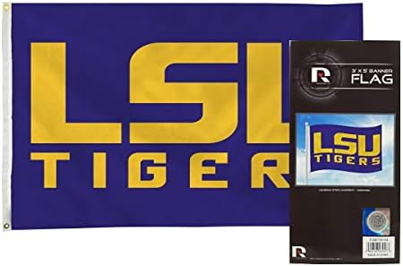 RICO LSU TIGERS NCAA 3x5 דגל באנר חיצוני מקורה