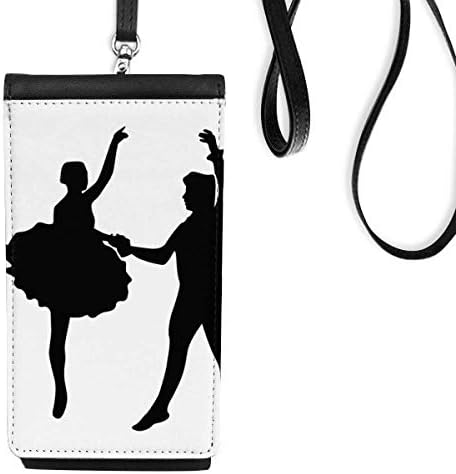 רקדנית ספורט רקדנית דואט טלפון ארנק ארנק תלייה כיס נייד כיס שחור
