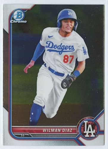 Wilman Diaz RC 2022 Bowman Chrome Proficts BCP-135 Rookie NM+ -MT+ MLB Dodgers Baseball Dodgers