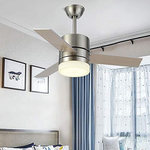 מנורות תקרה של יאנג 1mn, אורות מאוורר פשוטים, חדר שינה מסעדה מודרנית אילם נברשות ביתיות מרחוק מאוורר