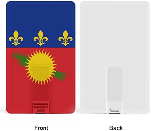 דגל Guadeloupe דגל כונן USB עיצוב כרטיסי אשראי כונן הבזק USB כונן אגודל דיסק כונן 32 גרם