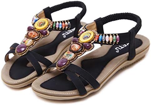 נשים של להחליק על אופנה סנדלי בוהן שטוח פתוח קיץ נעלי חוף לנשימה נעל רך נוח סנדלי נשים טיולים סנדלי