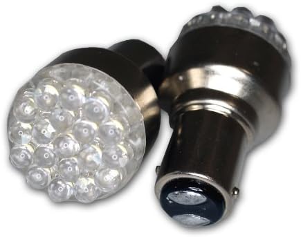 TuningPros LEDRSM-1157-B19 סמן צד אחורי נורות LED נורות 1157, 19 סט 2-PC כחול LED