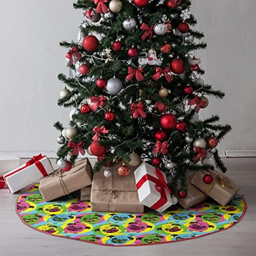 גורים בצבעים בהירים חצאית עץ חג המולד תחרה קישוטי חג המולד חג המולד עץ עץ מחצלת מחצלת קישוט חג