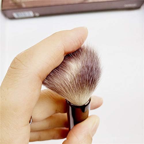מברשת איפור אבקת אבקת רעלה של רנסלט - הגדרת מדגיש אבקת אבקת כפול קוסמטיקה מברשת איפור שיער סינטטי רך