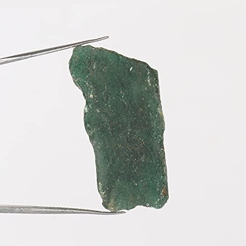 נדיר גולמי גולמי ירוק ירוק לא חתוך ריפוי קריסטל 41.20 סמק אבן חן רופפת מוסמכת