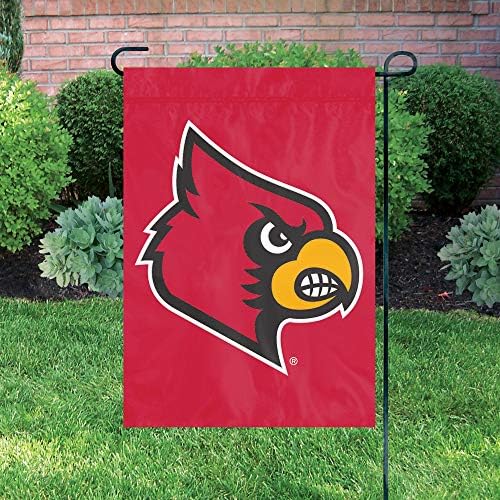 חיית המפלגה רישתה רשמית NCAA GMLOU Louisville Cardinals Flag Premium Garden, Multi, 18 x 12.5