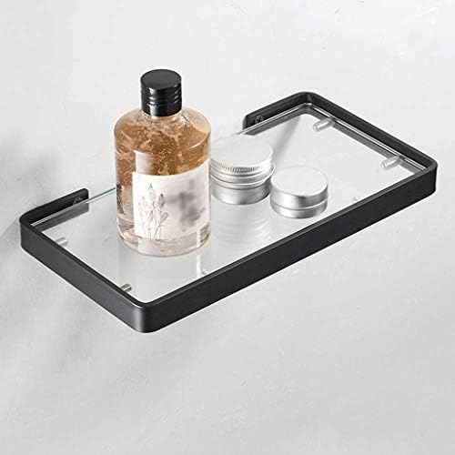 Jydqm מדף זכוכית אמבטיה אלומיניום אלומיניום מזג זכוכית מחוסמת