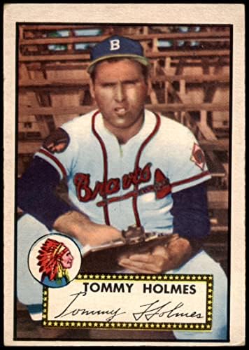 1952 Topps 289 Tommy Holmes Boston Braves VG Braves