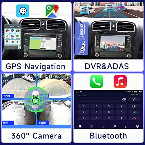 7 רדיו רכב סטריאו אנדרואיד 11 Carplay Android Auto Auto Bluetooth wifi usb gps ip