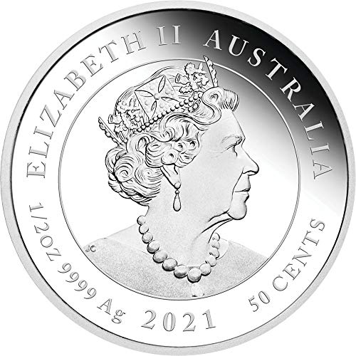 2021 דה מודרני Powercoin Moderative Cophorn Thruce Silver מטבע 50 סנט אוסטרליה 2021 הוכחה