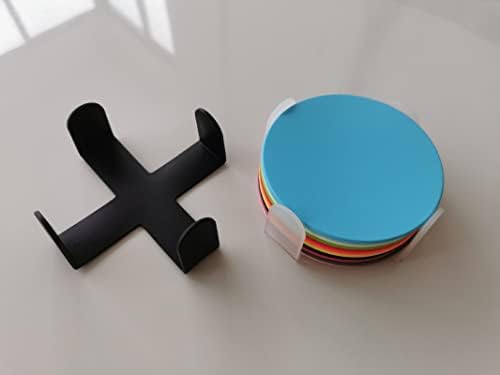 וילבסט קונדיטוריה צבע סיליקון 10 סמ עגול אנטי לשפוך בידוד תה רכבת שחור פלסטיק מושב