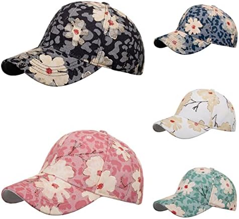 פרחוני הדפסת בהיר צבע אביב נשים בייסבול כובע כותנה גן נסיעות חוף לא מובנה נשים גברים יוניסקס