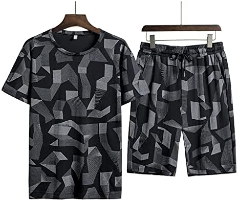 WSSBK שני חתיכת טריקו של שני חלקים של מכנסיים קצרים בגדי ספורט חולצת טריקו חליפת גברים עליונה