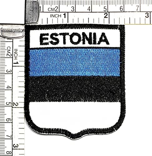 קליינפלוס 3 יחידות. 2.6 על 2.3 אינץ'. אסטוניה דגל תיקון המדינה דגל רקום אפליקצית סמל אחיד צבאי טקטי
