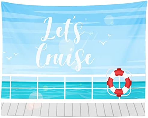 קורפוטו 5 על 3 רגל קריקטורה בואו רקע שיוט ספינת תענוגות רקע צילום נושא ימי קישוטי מסיבת יום הולדת אוקיינוס