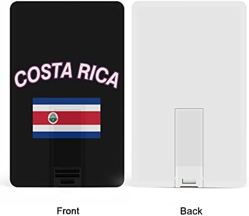 דגל המדינה של קוסטה ריקה כונן הבזק USB בכונן האשראי המותאם אישית כונן זיכרון מקל מזיכרון USB מתנות מקש