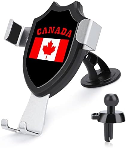 טלפון דגל קנדה מכונית טלפון הרכבה ידיים חינם אוויר אוורור טלפונים סלולריים תואם לעריסות רכב סמארטפון